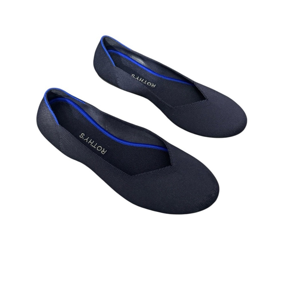Rothy's The Flat Navy Blue Flats Size 10.5